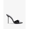 Paris Texas 70mm Lidia Patent Leather Mules In Black