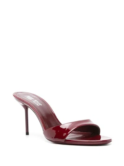 Paris Texas Lidia 70 Patent Leather Mules In Red