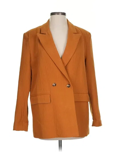Pre-owned Parisa Blazer Jacket In Orange