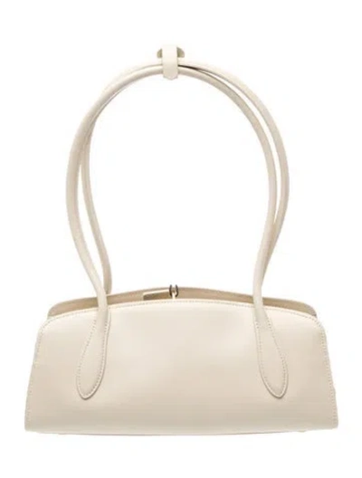 Pre-owned Parisa Wang Leather Shoulder Bag W/ Tags In Neutral