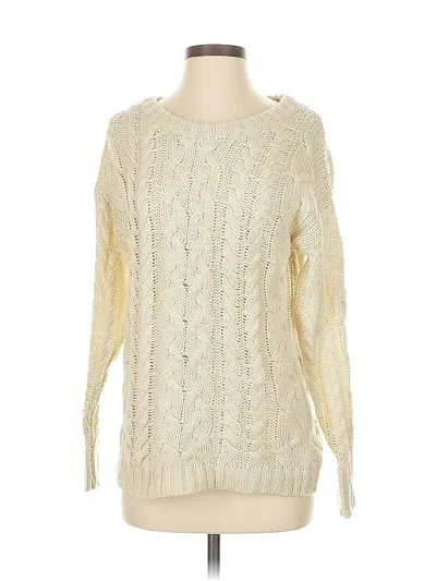 Pre-owned Parisian Collection Pullover Sweater In White