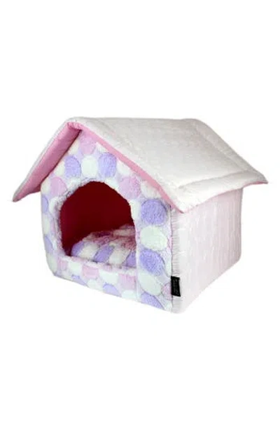Parisian Pet Cotton Candy House Small Pet Bed In Pink