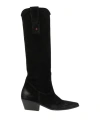 Parisienne Woman Boot Black Size 7 Leather In Black