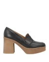Parisienne Woman Loafers Black Size 10 Soft Leather In Black