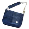 Park + Coop Women's Blue Market Bag With Detachable Manhattan Strap