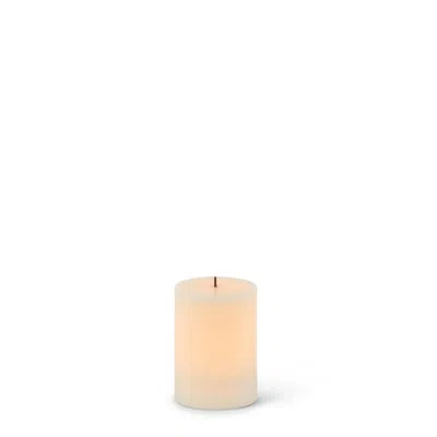 Park Hill Collection 6" Outdoor Wax Candle In Off-white
