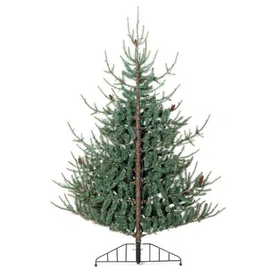 Park Hill Collection 7.5 Half Christmas Tree In Green,blue