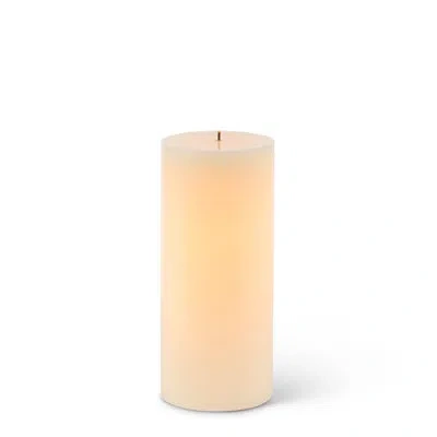 Park Hill Collection 9" Outdoor Wax Candle In Off-white