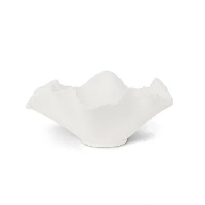 Park Hill Collection Bloom Bowl, Small, Matte White