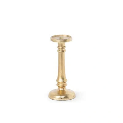 Park Hill Collection Classic Cast Aluminum Candle Stick In Gold