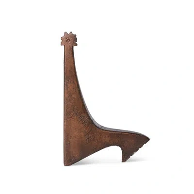Park Hill Collection Folk Art Rooster Figurine In Copper