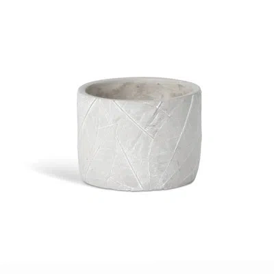 Park Hill Collection Garden Floral Pot Planter In Light Gray