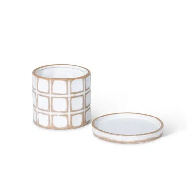 Park Hill Collection Harmony Ceramic Pot With Saucer
