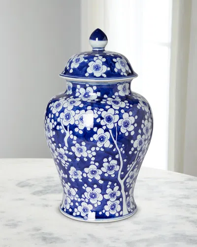 Park Hill Collection Imperial Ceramic Floral Ginger Jar
