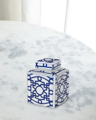 Park Hill Collection Imperial Ceramic Geometric Square Jar