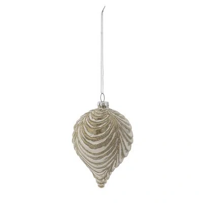 Park Hill Collection Joyeux Noel Park Hill Hanging Figurine Ornament In Gold