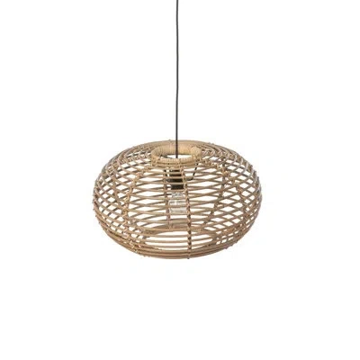 Park Hill Collection Kailani Rattan Pendant Light Small