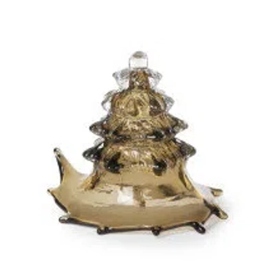 Park Hill Collection Lagoon Glass Sea Shell, Sandy Tan