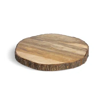Park Hill Collection Mango Wood Server In Brown