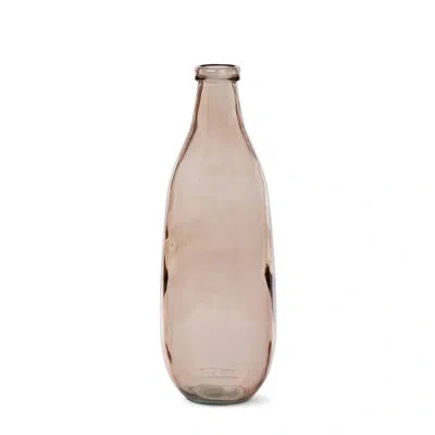 Park Hill Collection Montana Recycled Glass Vase In Taupe