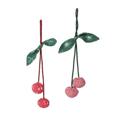 Park Hill Collection Nordic Hanging Figurine Ornament In White;green;red
