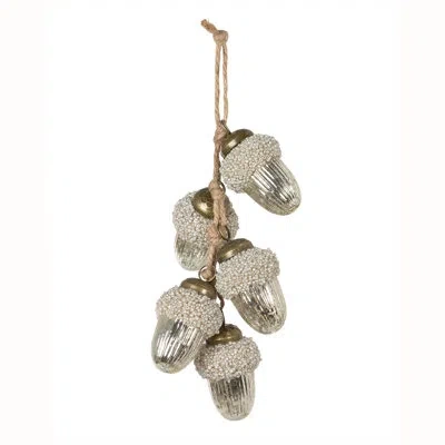 Park Hill Collection Northern Lights  No Pattern Hanging Figurine Ornament In Antique Silver