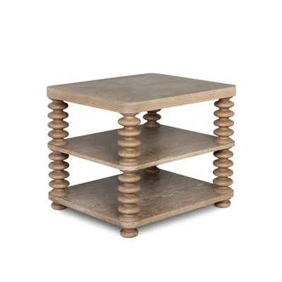 Park Hill Collection Oak Bluffs Lamp Table In Driftwood