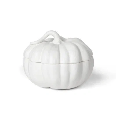 Park Hill Collection Pumpkin Bowl Figurine In White