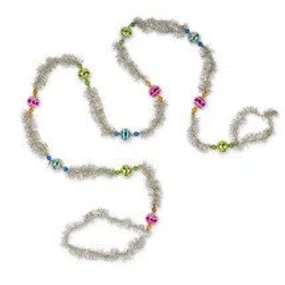 Park Hill Collection Retro Bead And Tinsel Garland In Multi