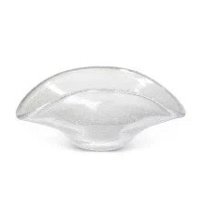Park Hill Collection Ruffle Glass Bowl, Clear