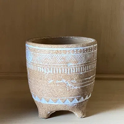Park Hill Collection Rustic Modern Ceramic Pot Planter