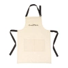 Park Hill Collection Solid Color Chef Apparel In Beige