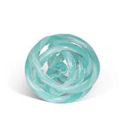 Park Hill Collection Tangled Glass Knot, Aqua