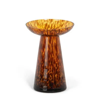 Park Hill Collection Tortuga Candle Holder, Small In Orange