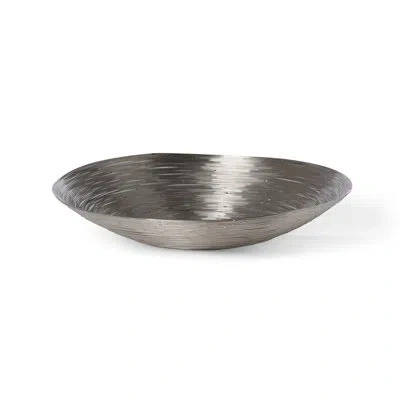 Park Hill Collection Urban Living Iron Decorative Bowl In Silver