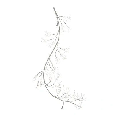 Park Hill Collection Winter White Led Connectable Lighted Garland