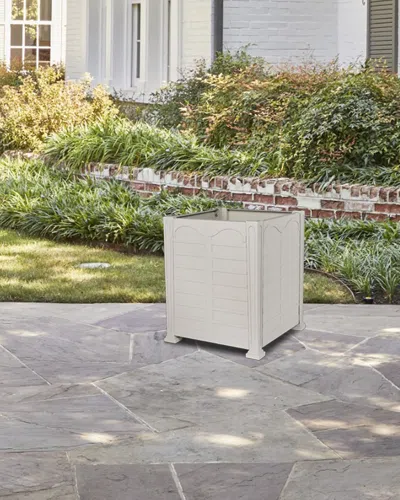 Park Hill Collections Bay Lake Garden Small Planter In Brown