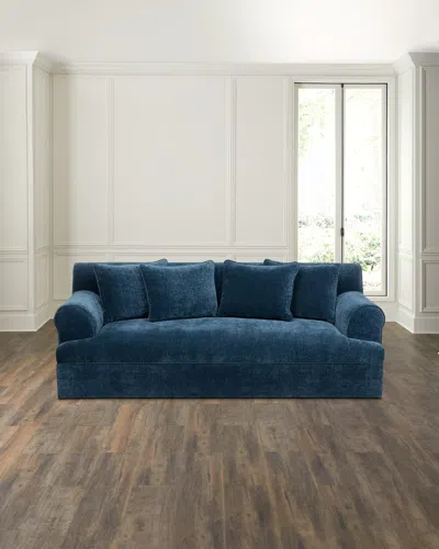 Park Hill Collections Estate Sofa, 91" In Purple