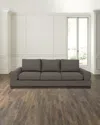 Park Hill Collections Frenchy French Sofa, 99" In Brown