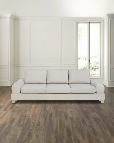 Park Hill Collections Frenchy French Sofa, 99" In Sand
