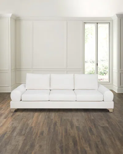 Park Hill Collections Frenchy French Sofa, 99" In White