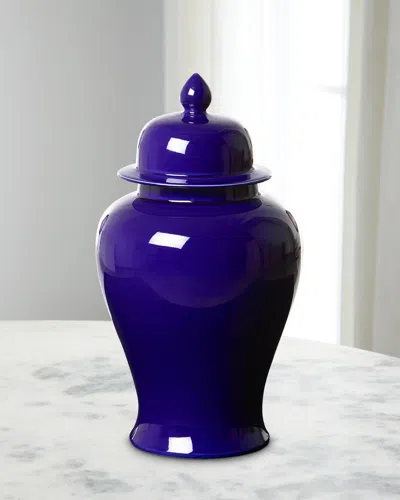 Park Hill Collections Imperial Ceramic Ginger Jar, Small In Purple