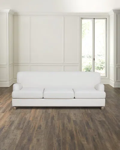 Park Hill Collections Kenwood Sofa, 91" In White
