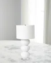 Park Hill Collections Muriel Urchin 33" Table Lamp In White