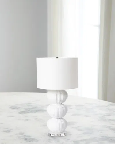 Park Hill Collections Muriel Urchin 33" Table Lamp In White