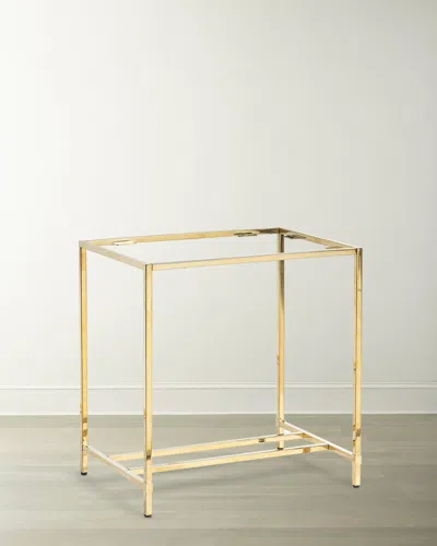 Park Hill Collections St. Tropez Table Base In Gold