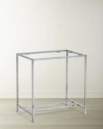 Park Hill Collections St. Tropez Table Base In Silver