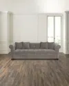 Park Hill Collections Tuxedo Sofa, 94" In Brown