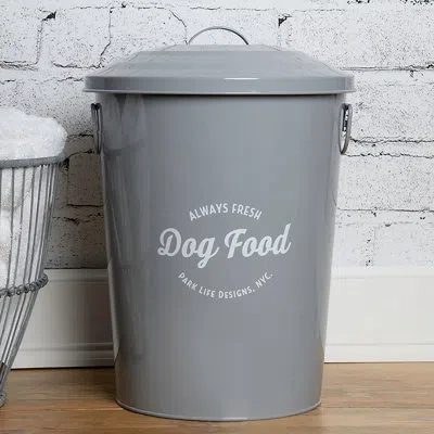 Park Life Designs Andreas Food Storage Canister In Gray