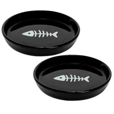 Park Life Designs Oscar Cat Bowl In Back